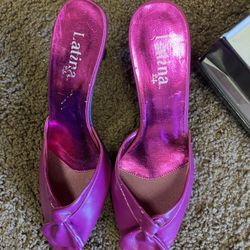 Latina Hot Pink Heels