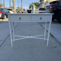 White Entry Way Table