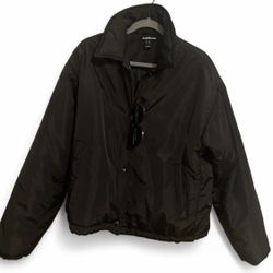 Charlotte Russe black windbreaker jacket 