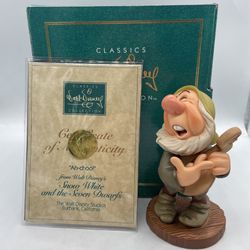 WDCC Snow White And The Seven Dwarfs “Ah-Choo!” Sneezy Figure W/ Box And COA