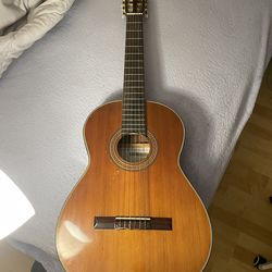 Old Vintage Acoustic Guitar