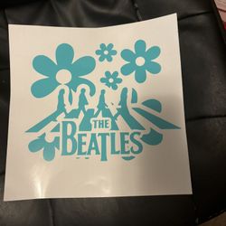 The Beatles window decal sticker 10 inches