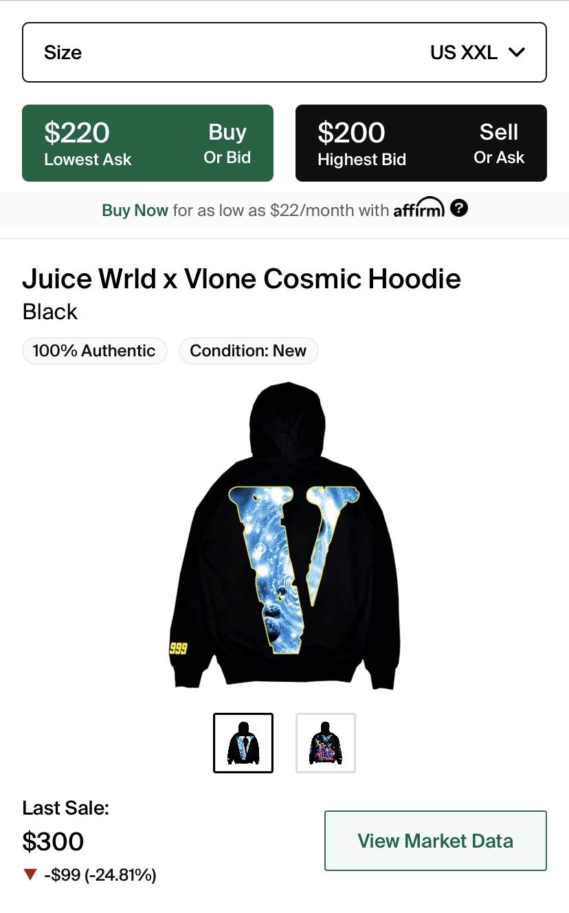 Exclusive Juice Wrld Red Hoodie Large for Sale in Norfolk, VA - OfferUp