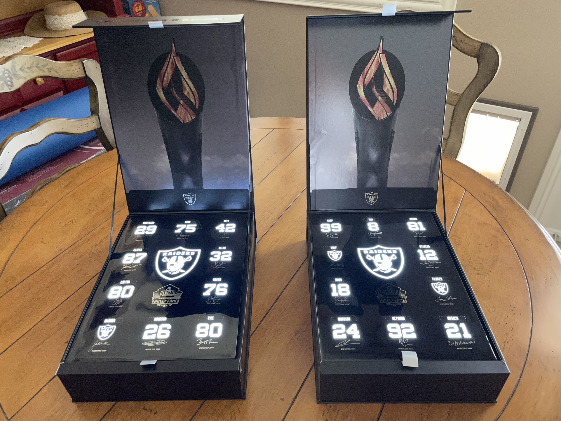 Raiders Season Ticket Keepsake Boxes
