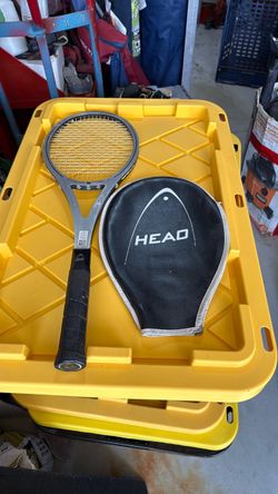 Arthur Ash competition tennis racket with cover