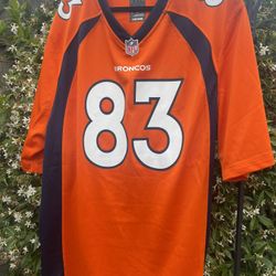 Broncos #83 Walker Jersey Size XXL