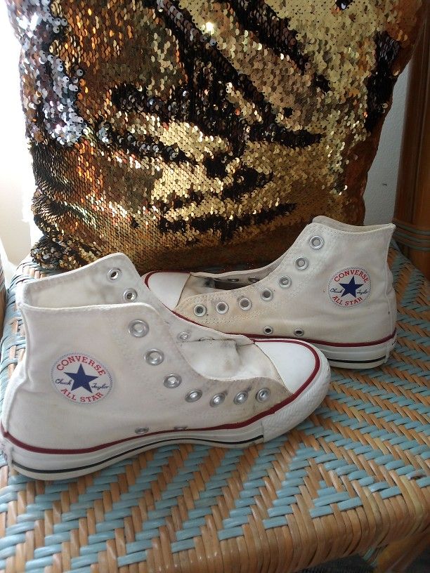 Converse All Star Chuck Taylor High Top White Men's Size 3.5