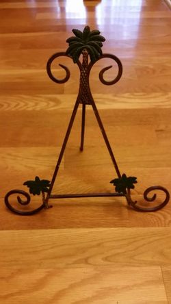 Palm Tree Easel Plate/picture frame holder