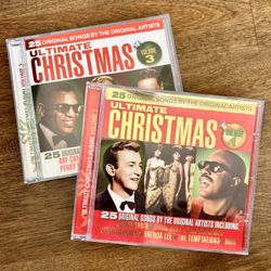 Set of 2 Ultimate Christmas Music CDs - Volumes 1 & 3 - All Vintage Songs