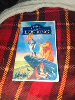 The Lion King Walt Disney Masterpiece VHS