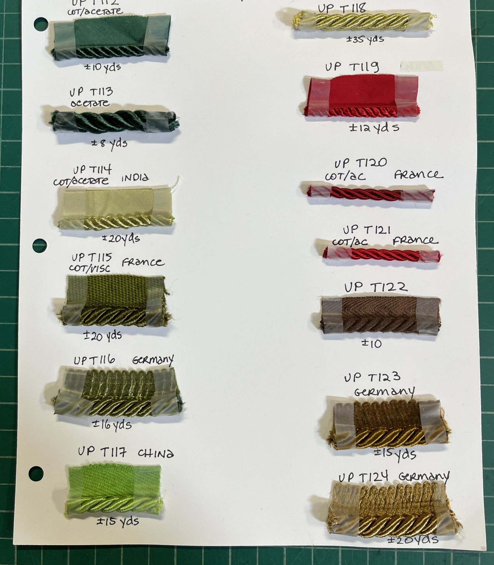 Lot Of Upholstery Trims