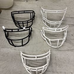 Football helmet face masks