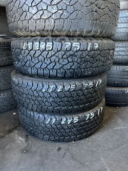 Used tires LT 245/75/17