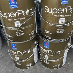 Exterior Dark Gray paint. #7075 Web Gray. 4 Gallons.