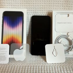 iPhone SE 3rd Gen 128Gb midnight unlocked