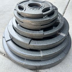 265lbs of Olympic Weight Set