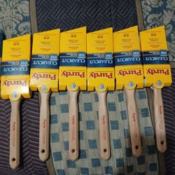 Brand-New Purdy Paint Brushes 2 1/2  Clear Cut