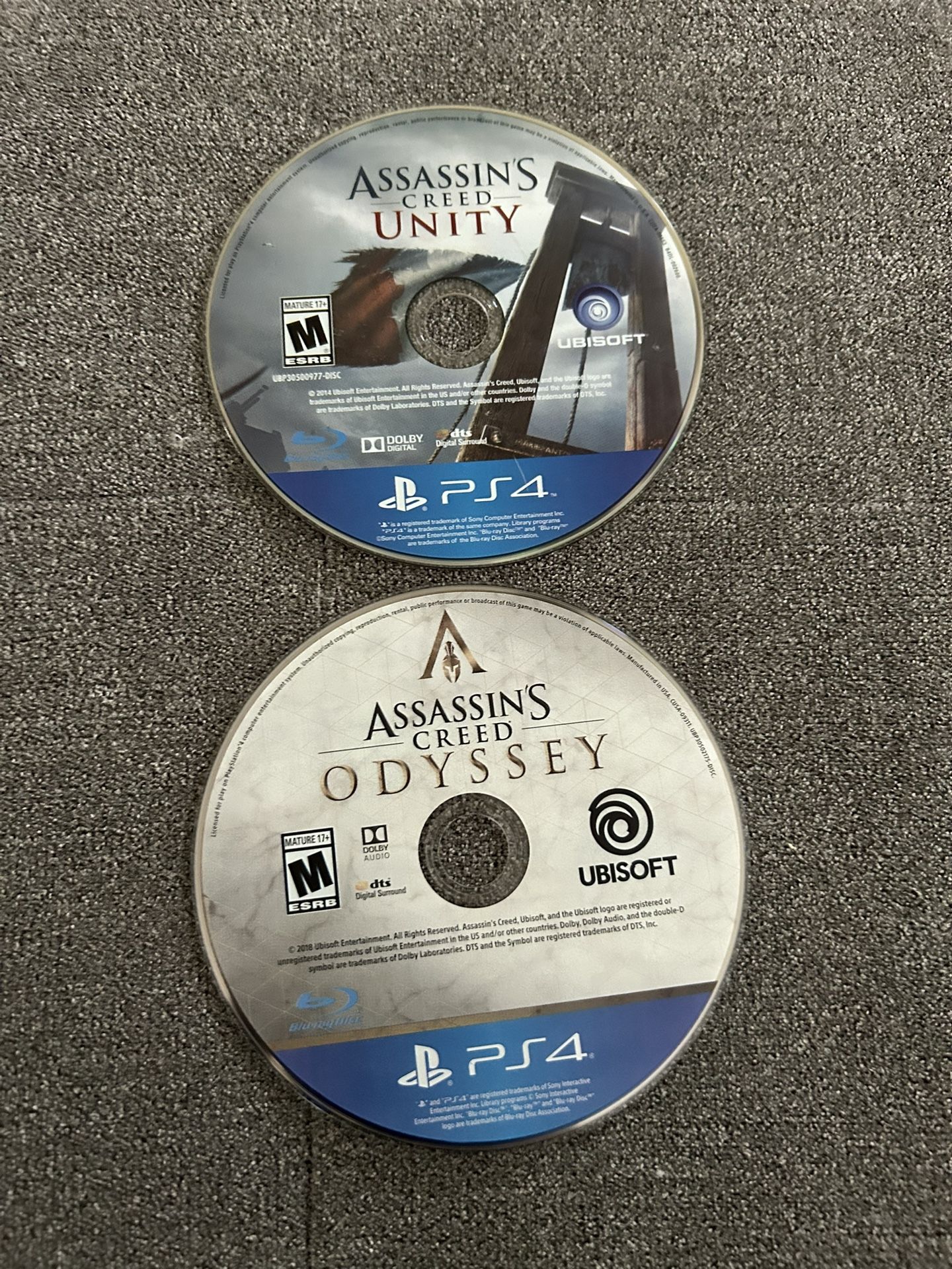 Assassin's Creed: Unity & Odyssey Playstation 4