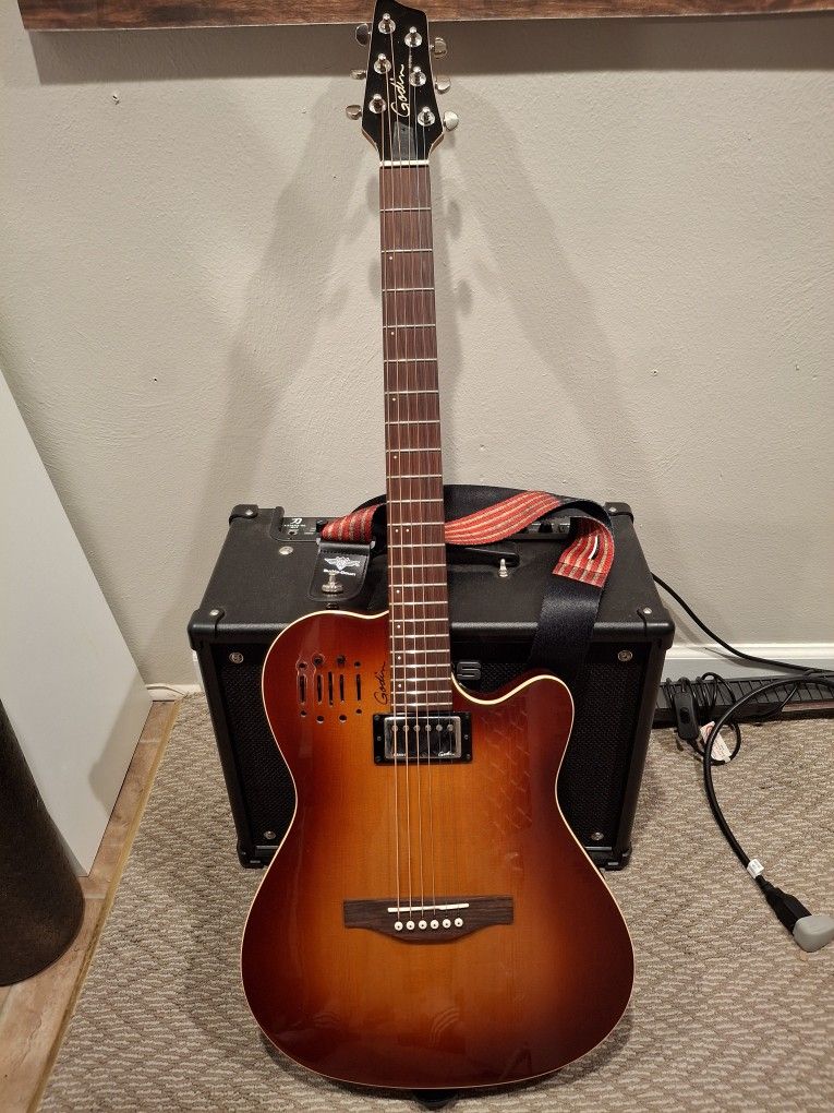 Godin A6 Ultra - Cognac Burst