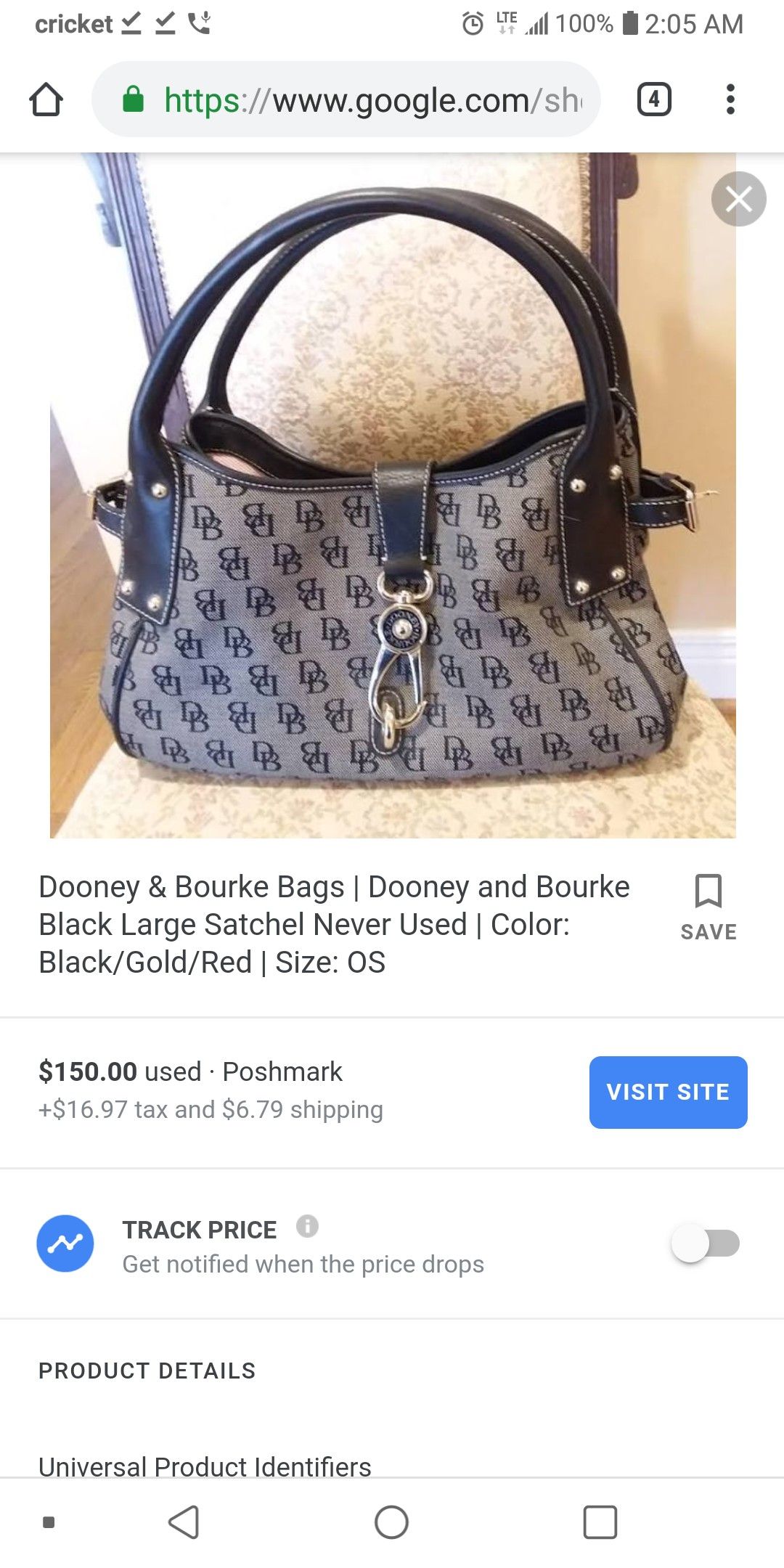 Dooney & Burke Satchel Handbag Purse $90 OBO