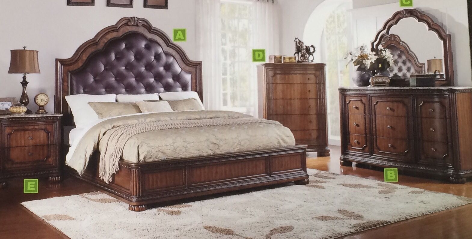 4Pc Bedroom Set
