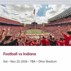 2 Tickets OSU Vs Indiana 