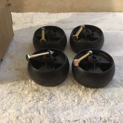 Cub Cadet Lawn Mower Deck Wheels Set Of Four With Bolts