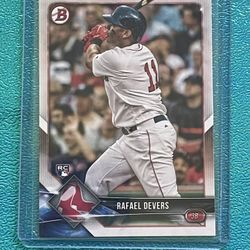 RAFAEL DEVERS - 2018 Bowman - RC Rookie - #25 - BOSTON RED SOX MLB