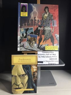 Frankenstein A Classic Pop Up Tail By Mary Shelley Year 2010 Hardcover Plus Frankenstein Junior Paperback