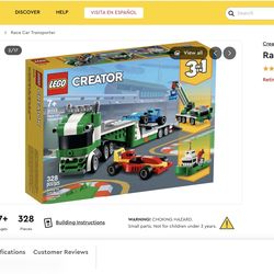 Lego: Creator: Race Car Transporter- 31113