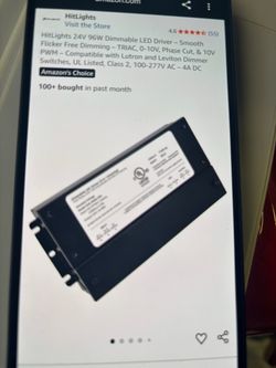 HitLights 24V 96W Dimmable LED Driver