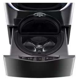 27 in. 1.0 cu. ft. SideKick Pedestal Washer w/ TWINWash System Compatibility and NeveRust Drum