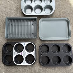 Mainstays Nonstick 6-Cup Muffin Pan