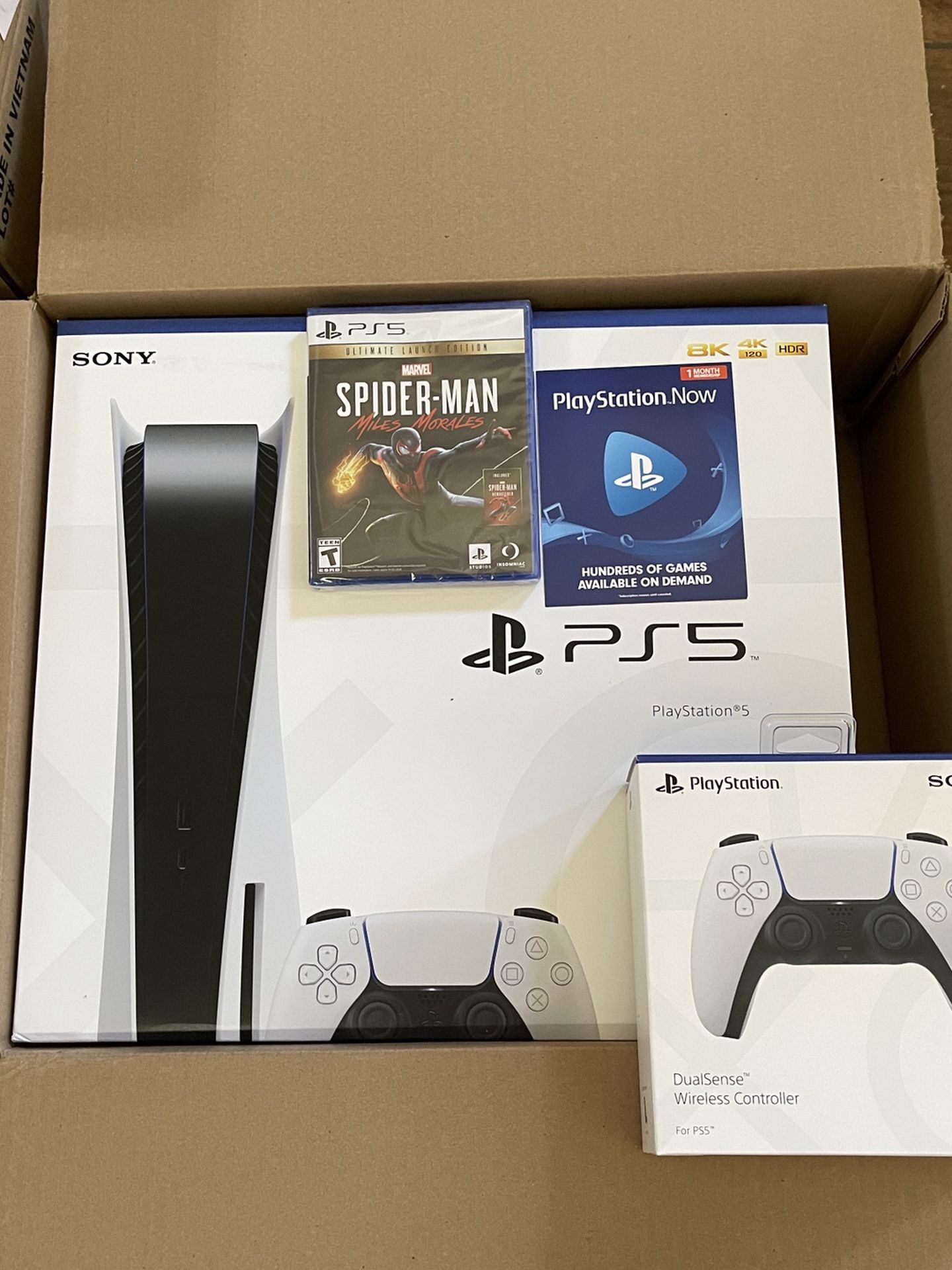 🔥Brand New Sony PlayStation 5 Disc Console Spiderman Dualsense PS5 Bundle🔥