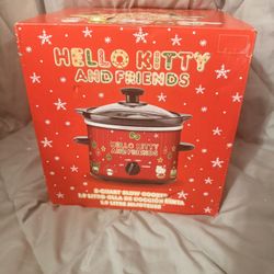 New Hello Kitty And Friends 2 Quart Slow Cooker