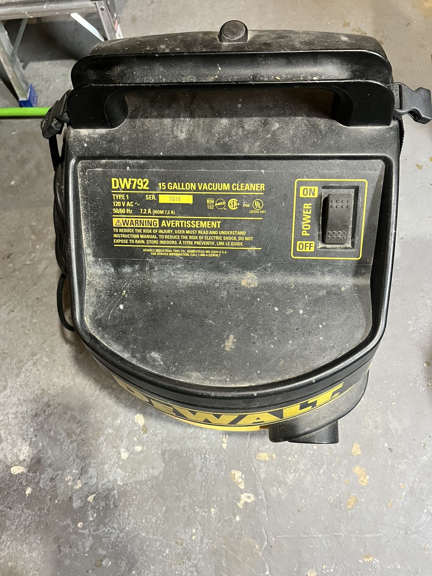 Dewalt Vacuum 