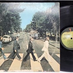 Beatles Abbey Road Vinyl Album Recorded In England 1960's Music.  A Must Have For You The Beatles Collector Actual Album In Excellent Nonscratched Con