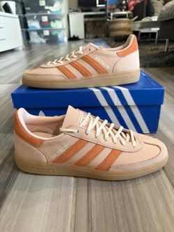 Women's adidas Originals Handball Spezial Shoes - Pink/Orange - Size 6.5, 7.5, 8, 8.5, 9.5, 10