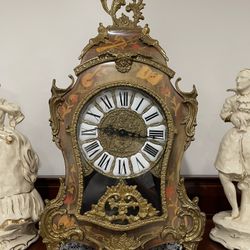 Beautiful Tiffany Mantle Clock 20th Century Made in Italy🌷