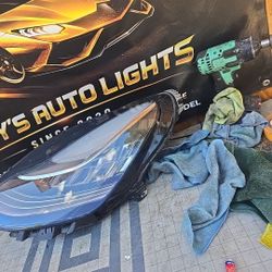 2017 2018 2019 2020 Tesla model 3 left driver side headlight OEM