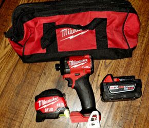 Brand new 2026 latest Milwaukee M18 Fuel Impact Driver Kit