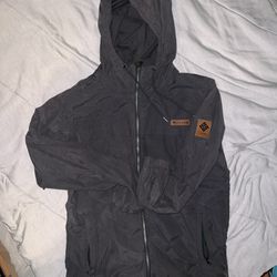 Columbia - Grey Hooded Jacket Zip Up 
