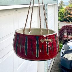 Hand Made Small Ceramic Flower Plant Pot Planter