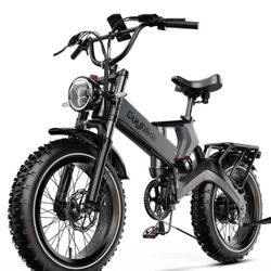 EUYbike K6 Pro (K6F) Long Range Fat Tire Electric Bike 
