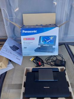 8.5" PANASONIC PORTABLE DVD PLAYER EXCELLENT CONDITION BATTERY IS GOOD PNLY USED. ONCE