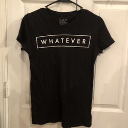 “Whatever” graphic tee