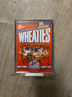 General Mills Wheaties Team USA Olympic Hockey 1997 75 Years Champions Mini Box