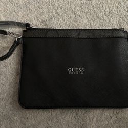 Black Guess Wristlet 