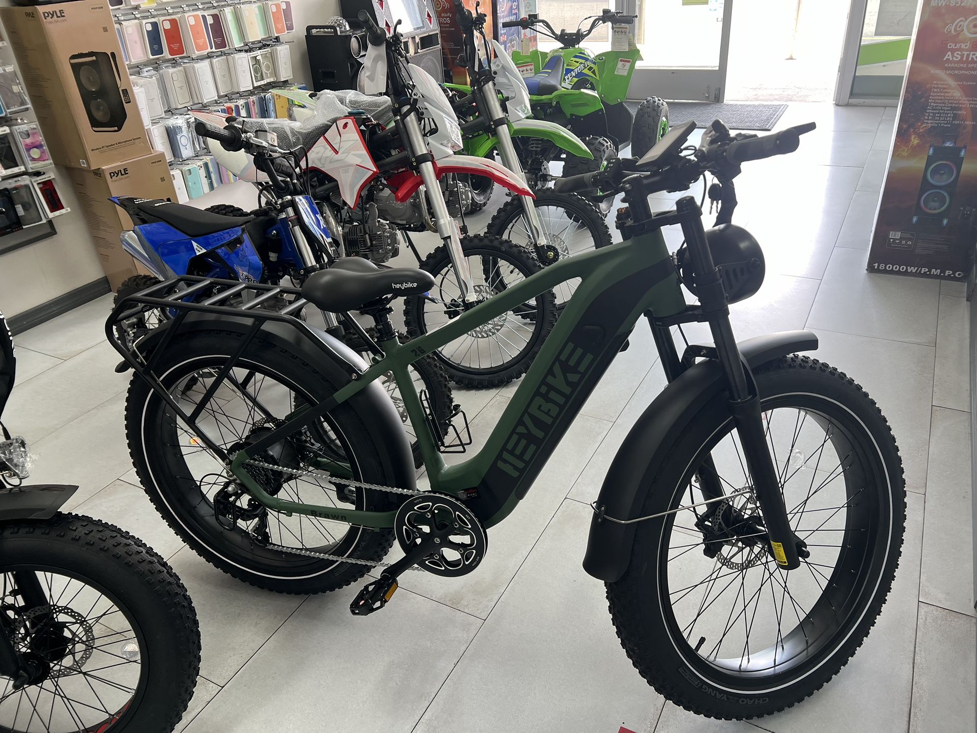 HeyBike Brawn Electric Bicycle 28mph! Finance For $50 Down Payment!!,All Products : American Fashion Style Bags On Sale