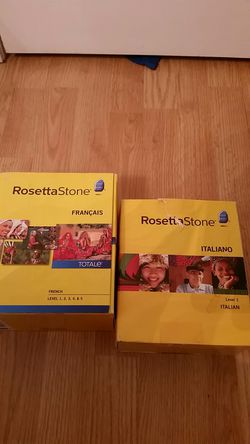 Rosetta Stone French or Italian Learning Software